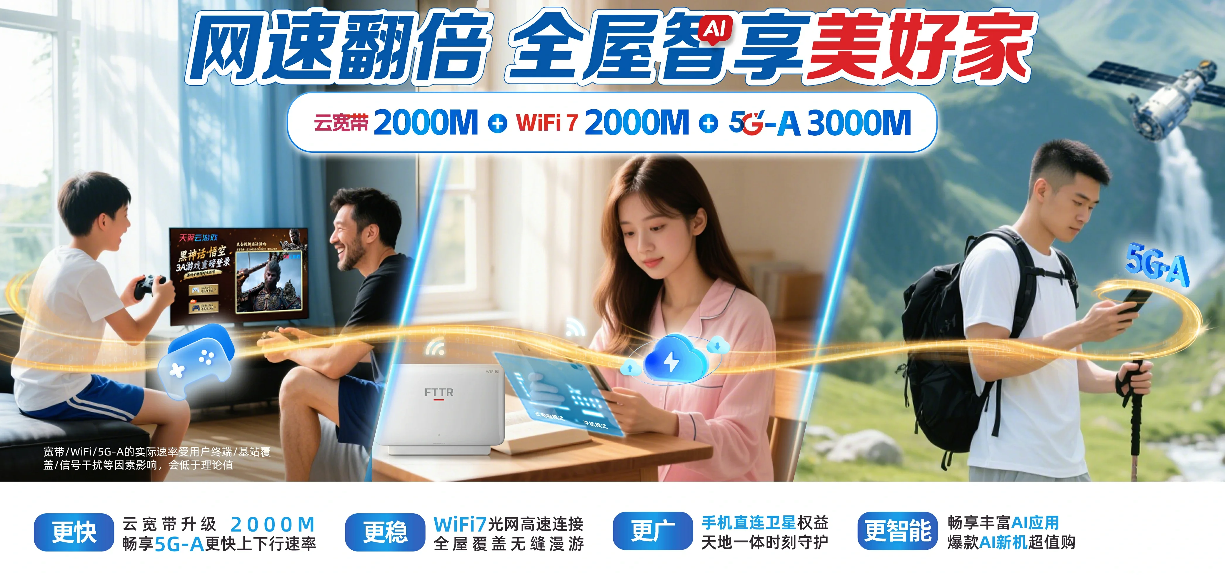 中国电信 广水市电信宽带 宽带套餐